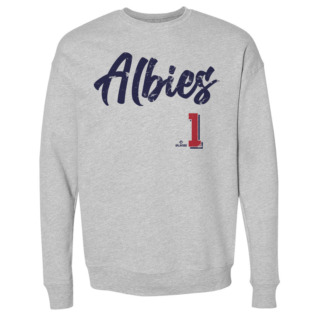 Ozzie Albies Men's Crewneck Sweatshirt | 500 LEVEL