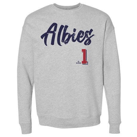 Ozzie Albies Men's Crewneck Sweatshirt | 500 LEVEL