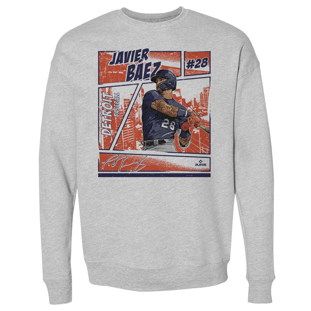 Javier Baez Men&#39;s Crewneck Sweatshirt | 500 LEVEL