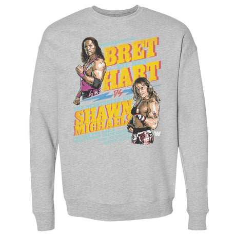 Bret Hart Men's Crewneck Sweatshirt | 500 LEVEL