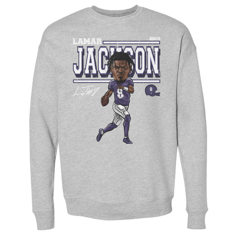 Lamar Jackson Men's Crewneck Sweatshirt | 500 LEVEL