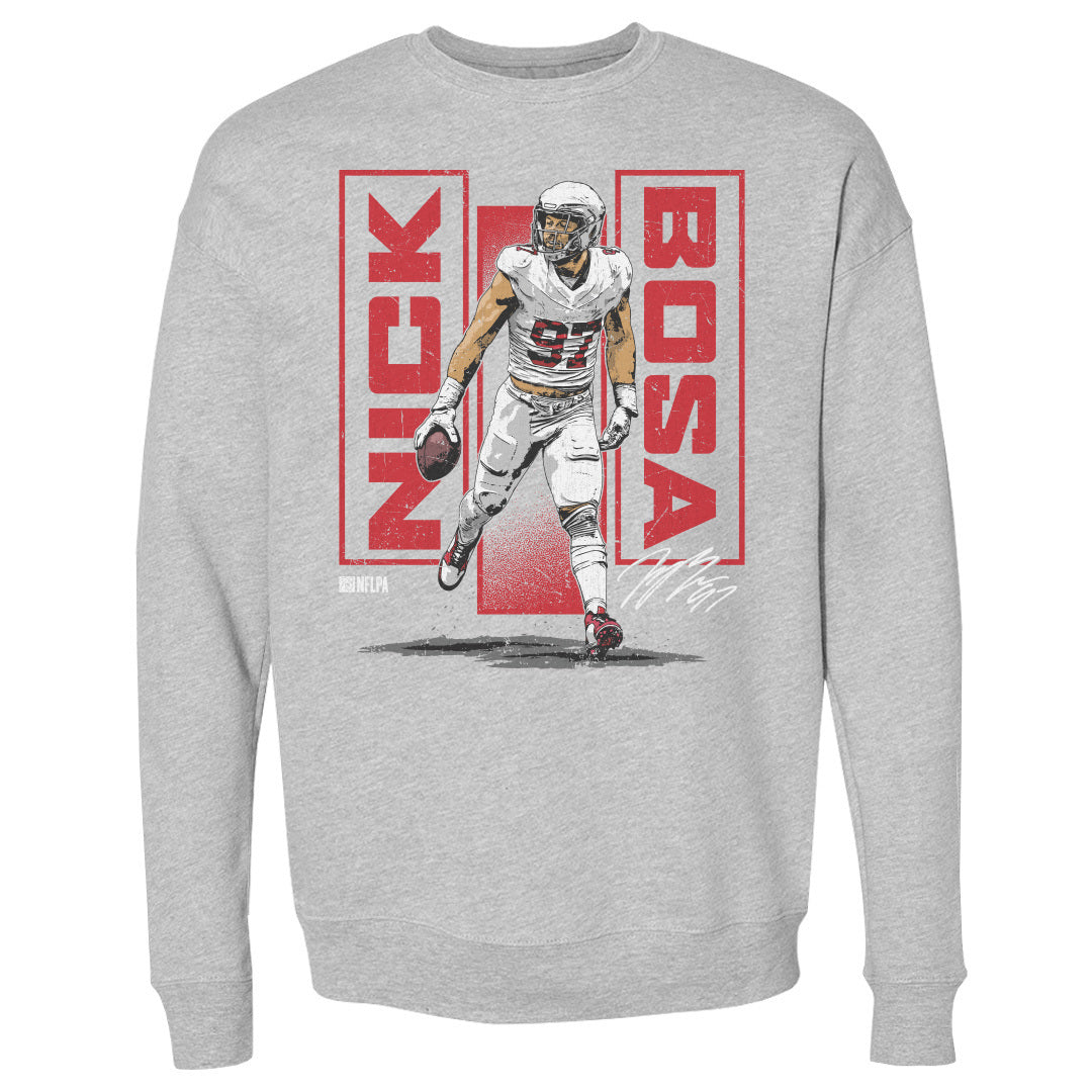 Nick Bosa Men's Crewneck Sweatshirt | 500 LEVEL