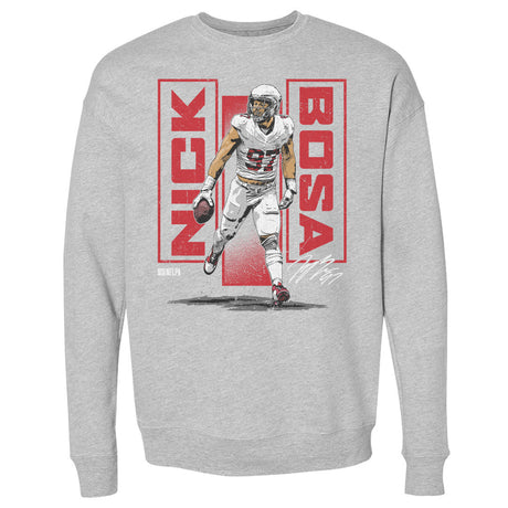Nick Bosa Men's Crewneck Sweatshirt | 500 LEVEL