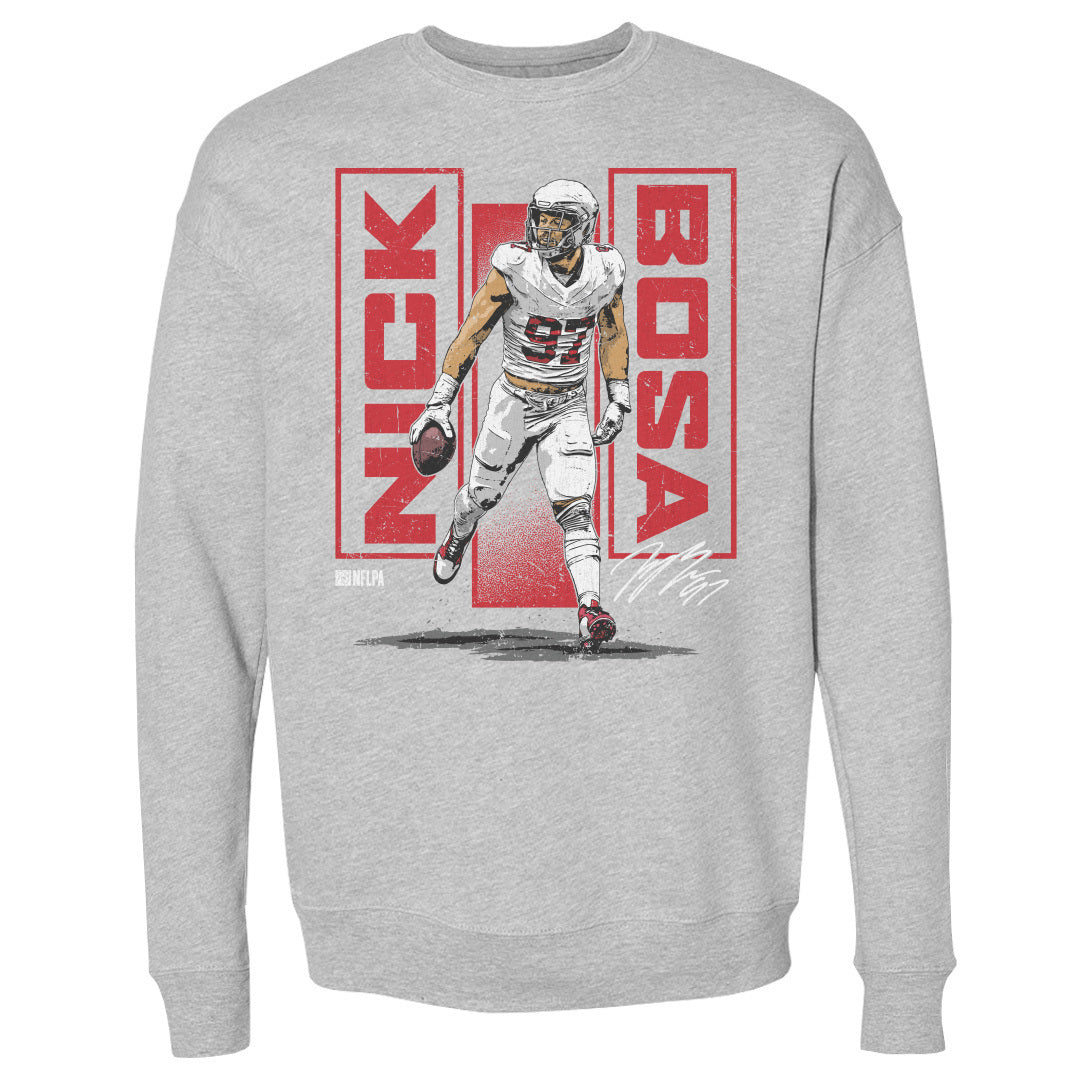 Nick Bosa Men&#39;s Crewneck Sweatshirt | 500 LEVEL