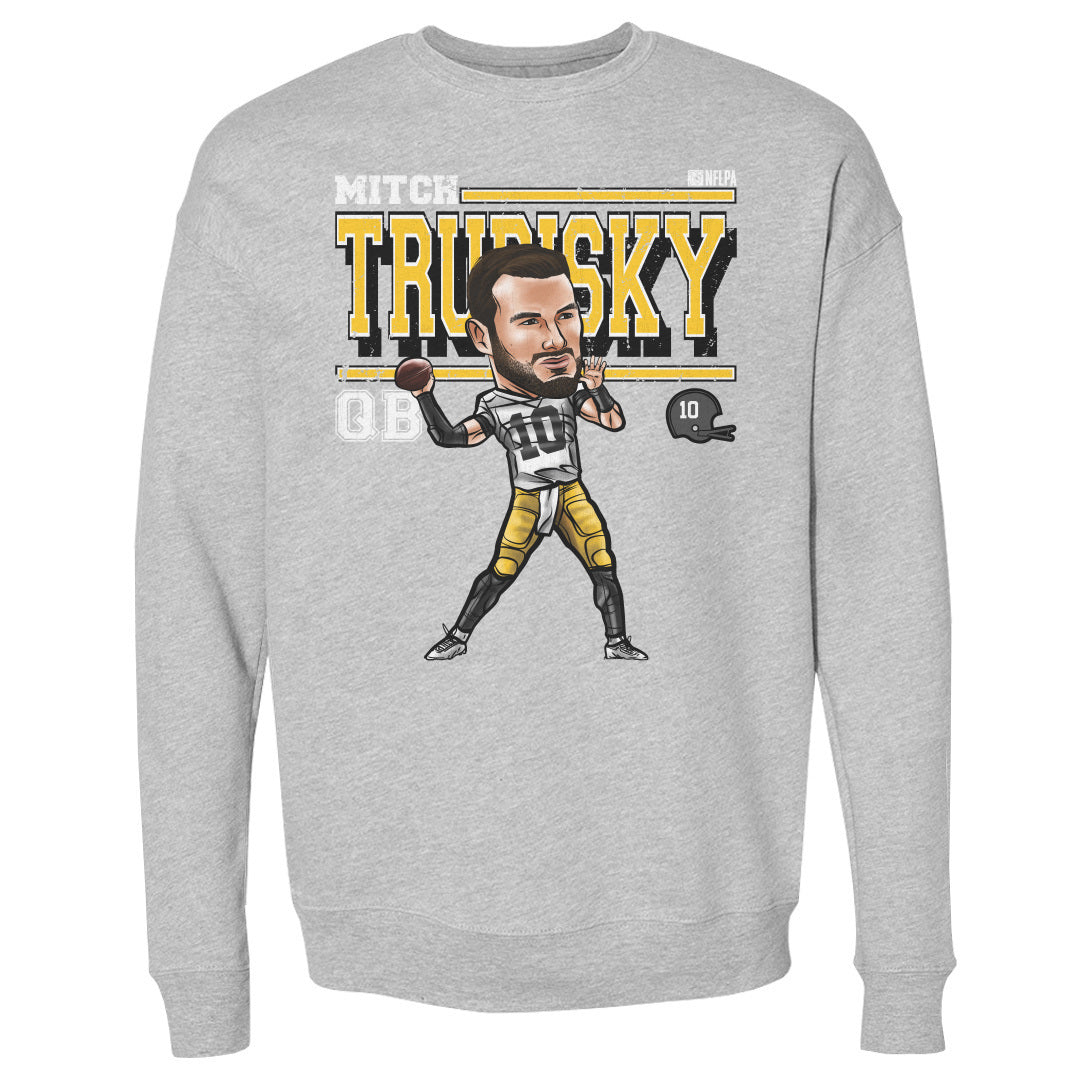 Mitch Trubisky Men&#39;s Crewneck Sweatshirt | 500 LEVEL