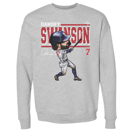 Dansby Swanson Men's Crewneck Sweatshirt | 500 LEVEL