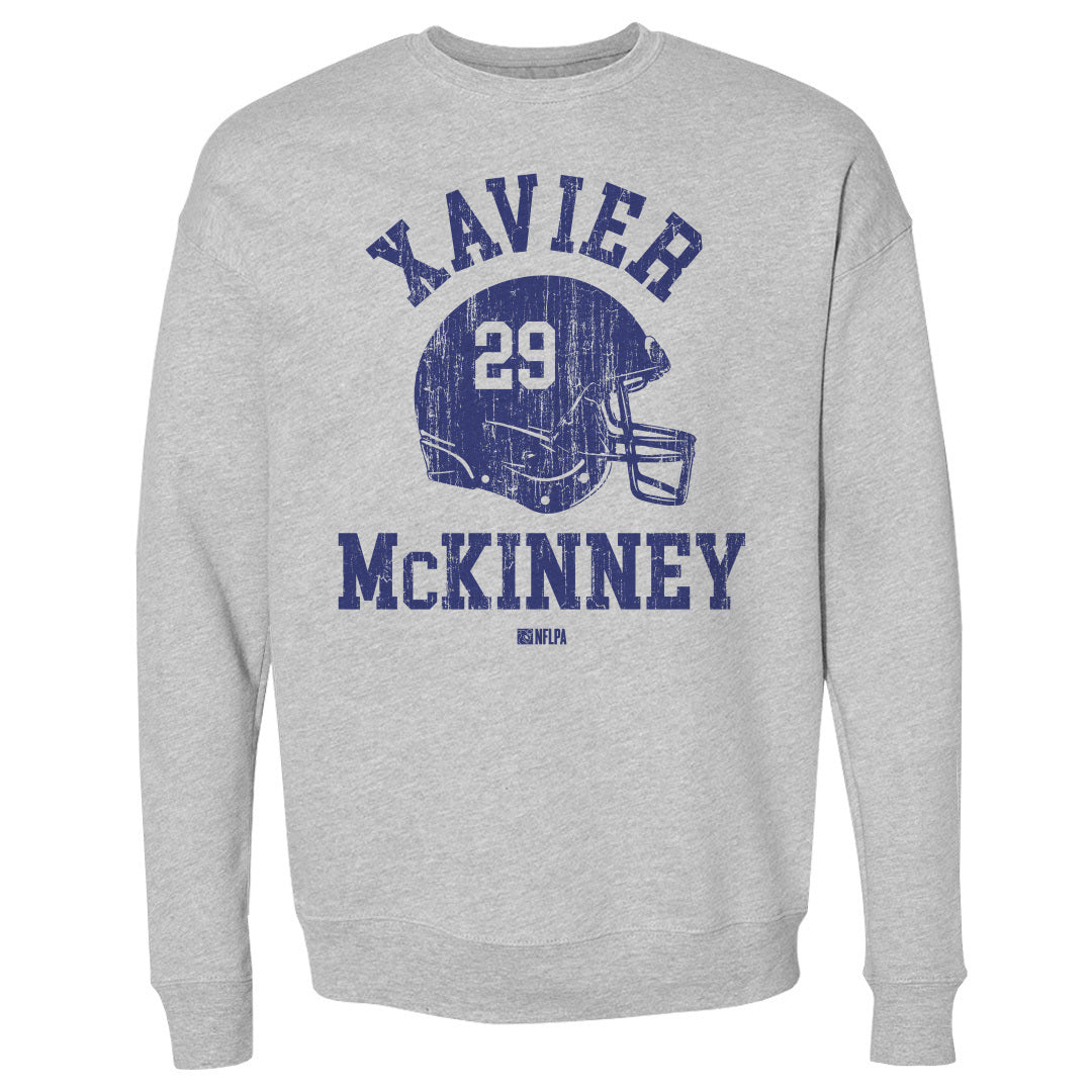 Xavier McKinney Men&#39;s Crewneck Sweatshirt | 500 LEVEL