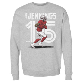 Jauan Jennings Men's Crewneck Sweatshirt | 500 LEVEL