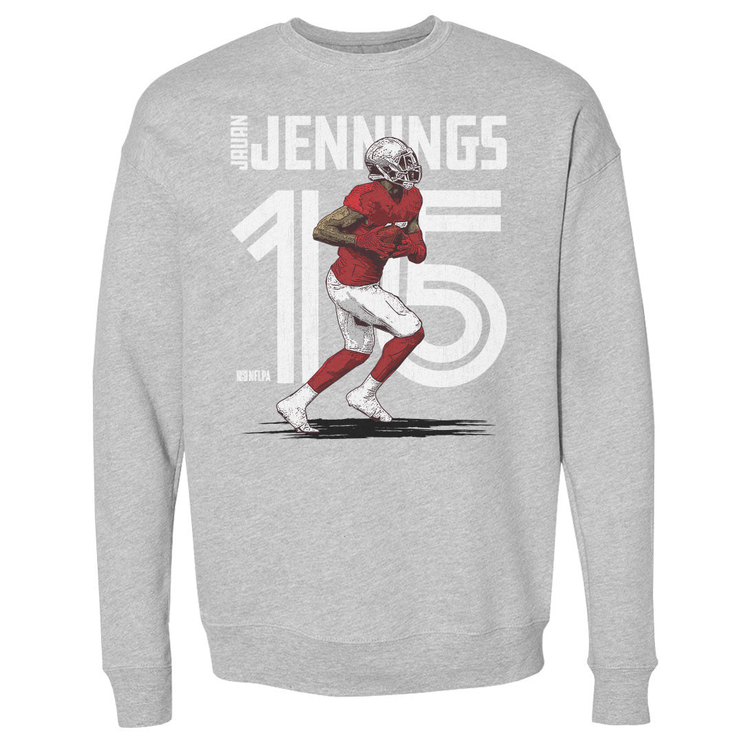 Jauan Jennings Men&#39;s Crewneck Sweatshirt | 500 LEVEL