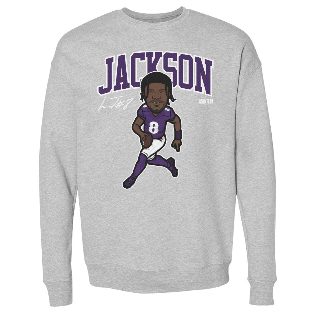 Lamar Jackson Men's Crewneck Sweatshirt | 500 LEVEL