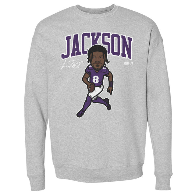 Lamar Jackson Men's Crewneck Sweatshirt | 500 LEVEL