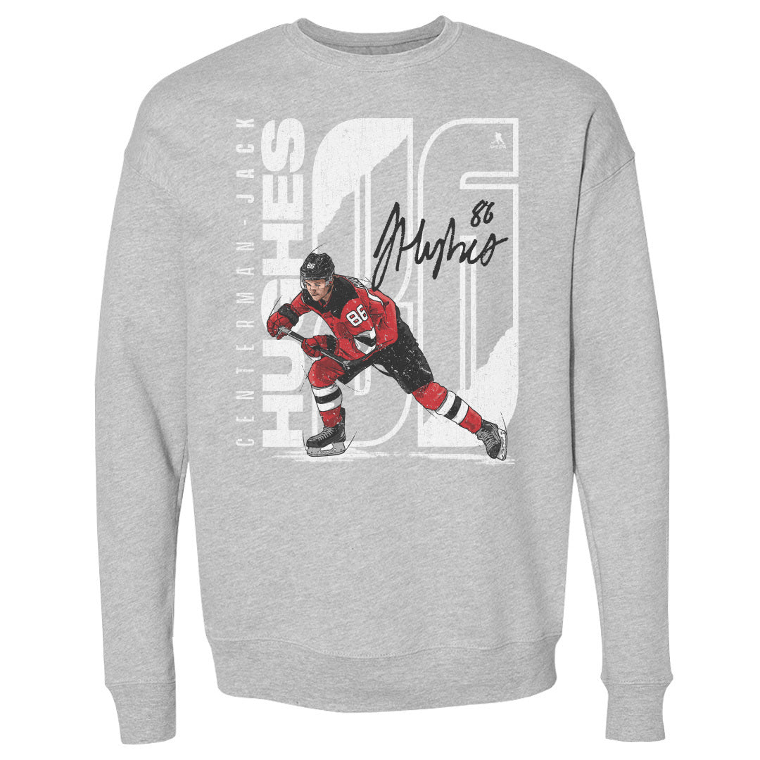 Jack Hughes Men's Crewneck Sweatshirt | 500 LEVEL