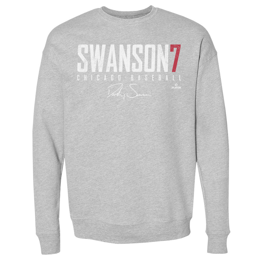 Dansby Swanson Men&#39;s Crewneck Sweatshirt | 500 LEVEL