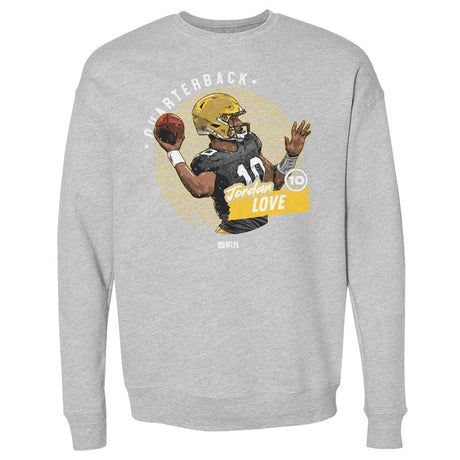 Jordan Love Men's Crewneck Sweatshirt | 500 LEVEL