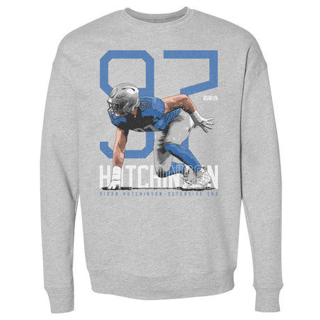 Aidan Hutchinson Men's Crewneck Sweatshirt | 500 LEVEL