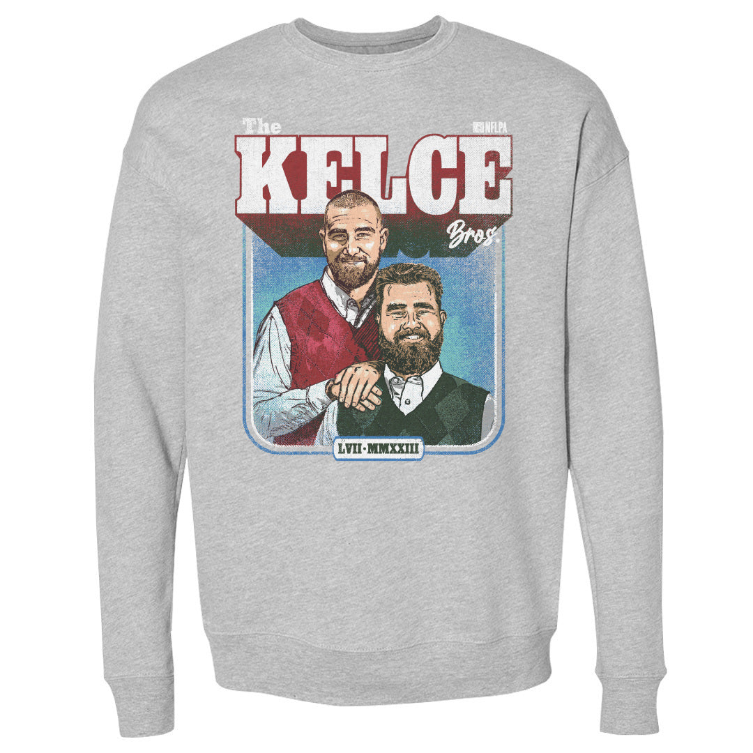 Jason Kelce Men&#39;s Crewneck Sweatshirt | 500 LEVEL