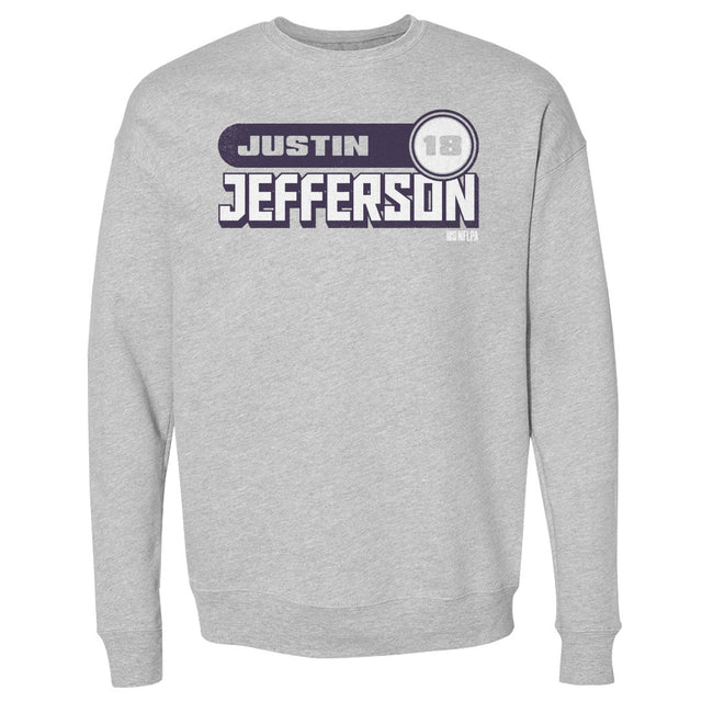 Justin Jefferson Men's Crewneck Sweatshirt | 500 LEVEL