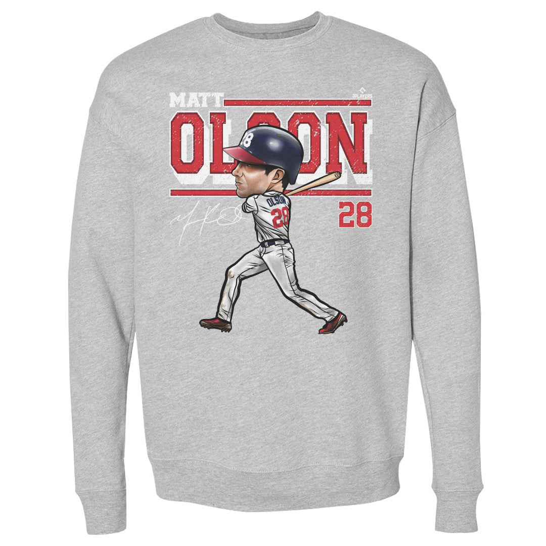 Matt Olson Men's Crewneck Sweatshirt | 500 LEVEL