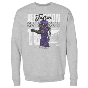 Justin Jefferson Men's Crewneck Sweatshirt | 500 LEVEL