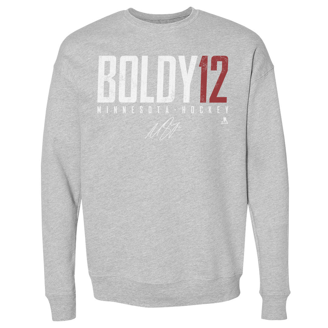Matt Boldy Men&#39;s Crewneck Sweatshirt | 500 LEVEL