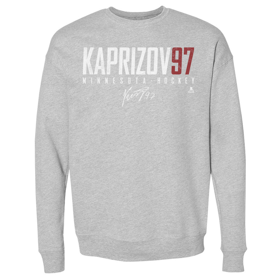 Kirill Kaprizov Men&#39;s Crewneck Sweatshirt | 500 LEVEL
