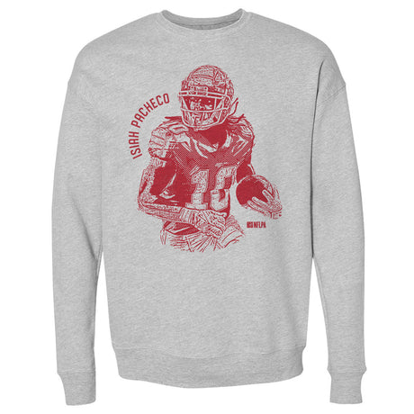 Isiah Pacheco Men's Crewneck Sweatshirt | 500 LEVEL
