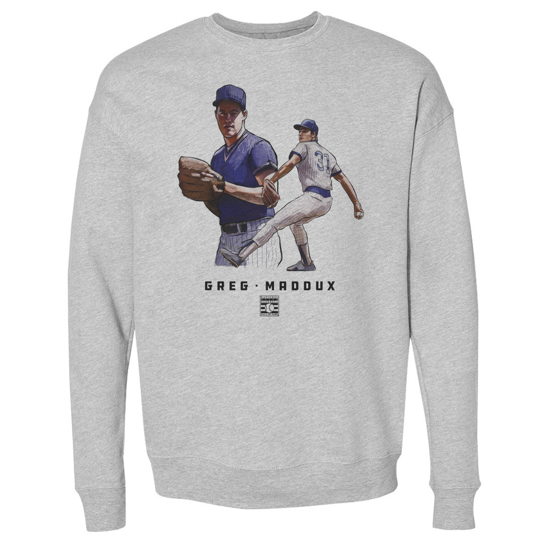 Greg Maddux Men's Crewneck Sweatshirt | 500 LEVEL