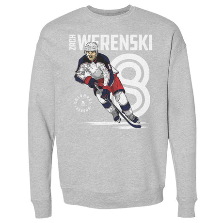 Zach Werenski Men's Crewneck Sweatshirt | 500 LEVEL