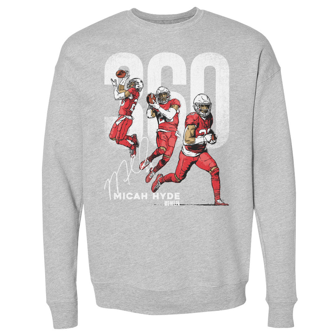 Micah Hyde Men&#39;s Crewneck Sweatshirt | 500 LEVEL