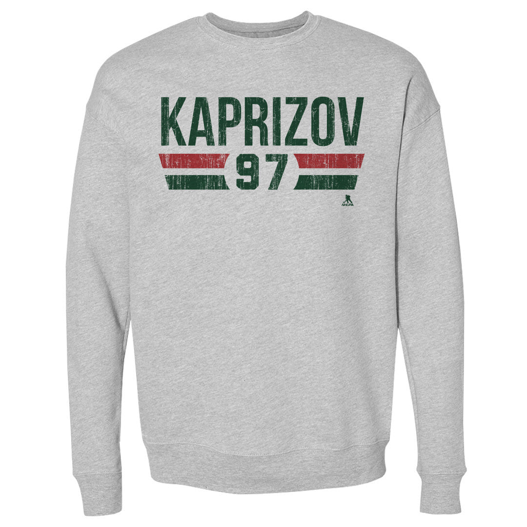 Kirill Kaprizov Men's Crewneck Sweatshirt | 500 LEVEL