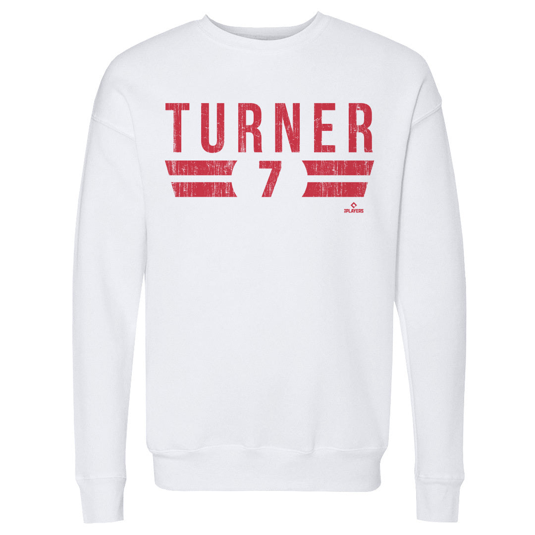 Trea Turner Men&#39;s Crewneck Sweatshirt | 500 LEVEL
