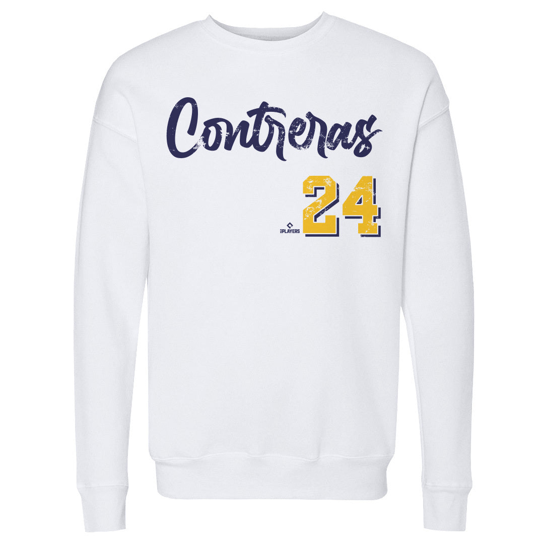 William Contreras Men&#39;s Crewneck Sweatshirt | 500 LEVEL