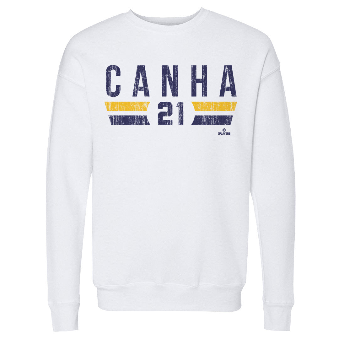 Mark Canha Men&#39;s Crewneck Sweatshirt | 500 LEVEL