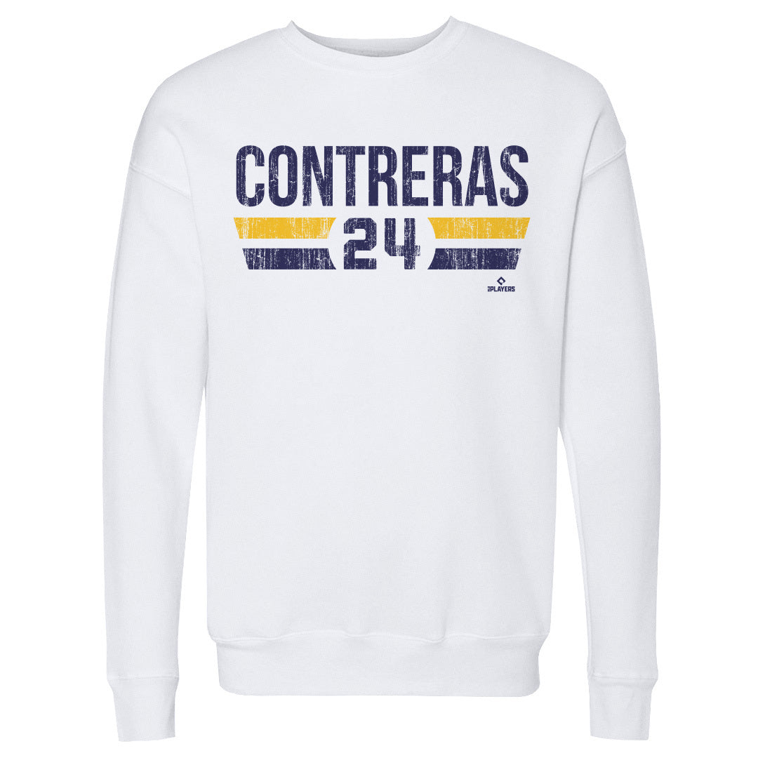 William Contreras Men&#39;s Crewneck Sweatshirt | 500 LEVEL