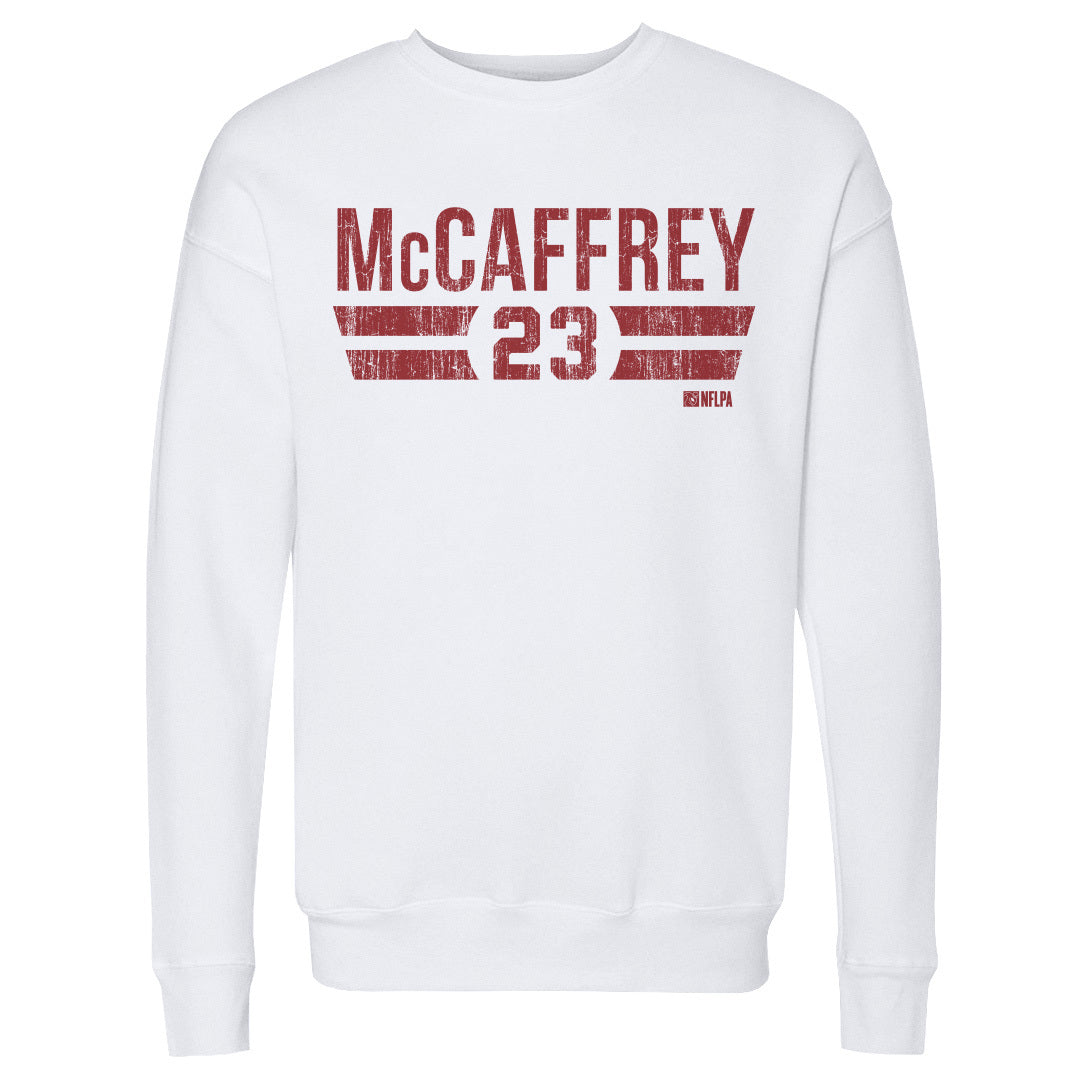 Christian McCaffrey Men&#39;s Crewneck Sweatshirt | 500 LEVEL