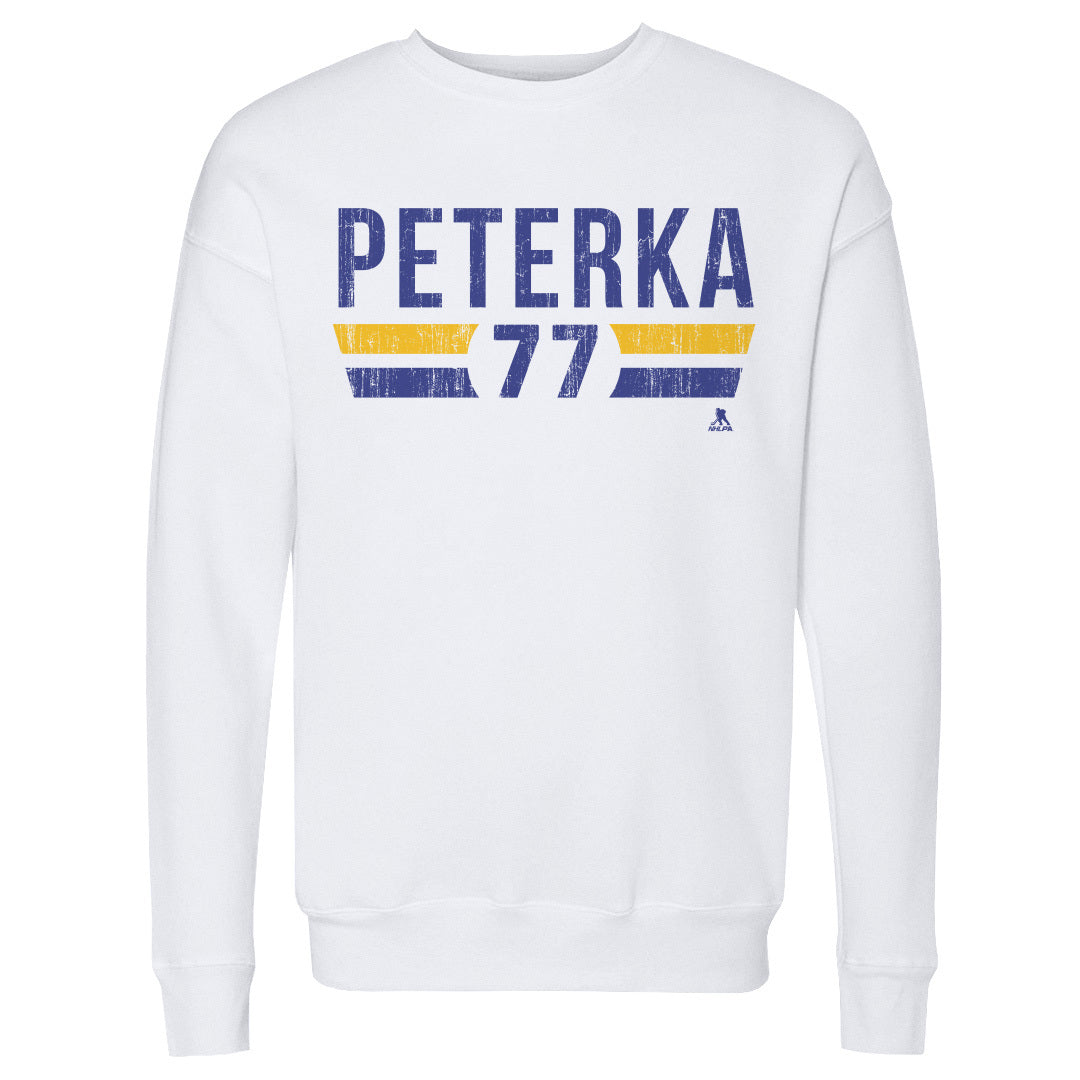 JJ Peterka Buffalo Men&#39;s Crewneck Sweatshirt | 500 LEVEL