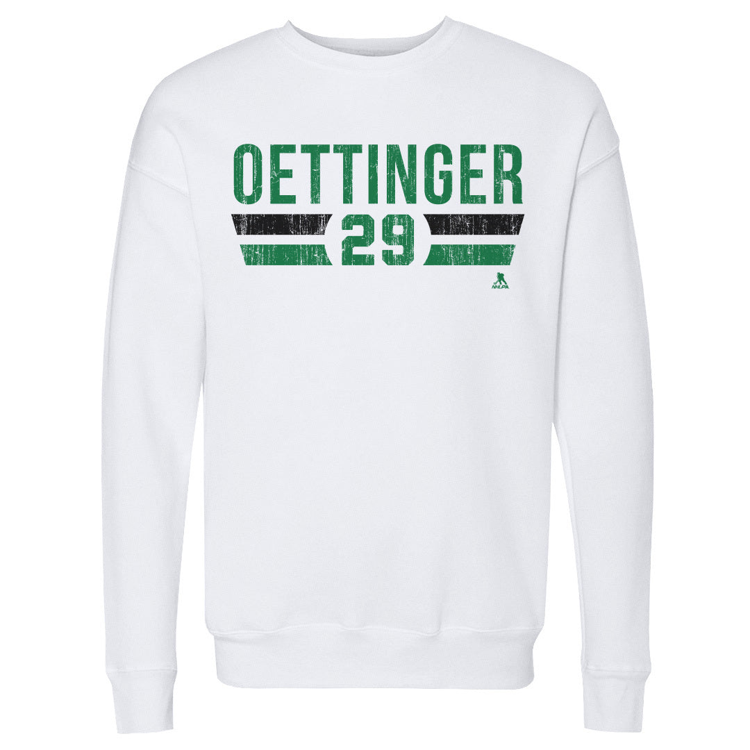 Jake Oettinger Men&#39;s Crewneck Sweatshirt | 500 LEVEL
