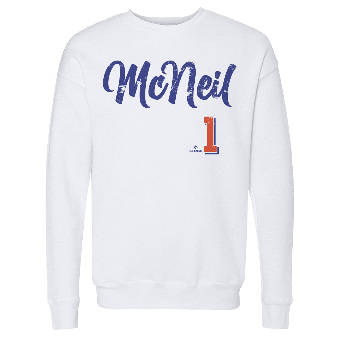 Jeff McNeil Men's Crewneck Sweatshirt | 500 LEVEL