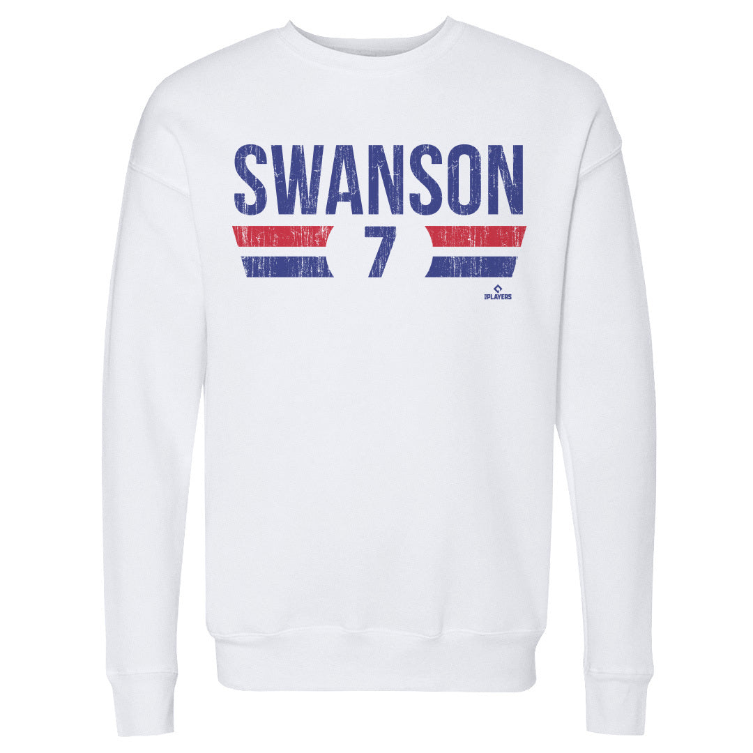 Dansby Swanson Men&#39;s Crewneck Sweatshirt | 500 LEVEL