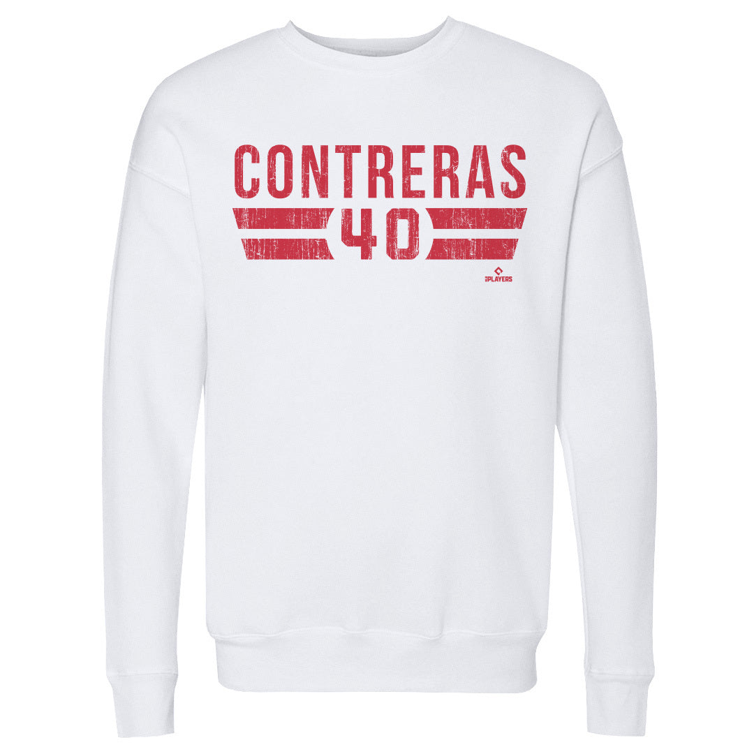 Willson Contreras Men&#39;s Crewneck Sweatshirt | 500 LEVEL