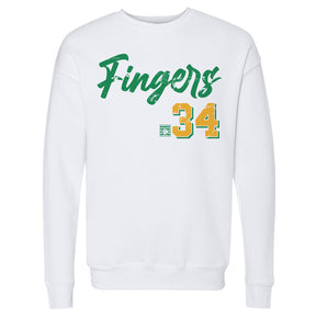 Rollie Fingers Men's Crewneck Sweatshirt | 500 LEVEL