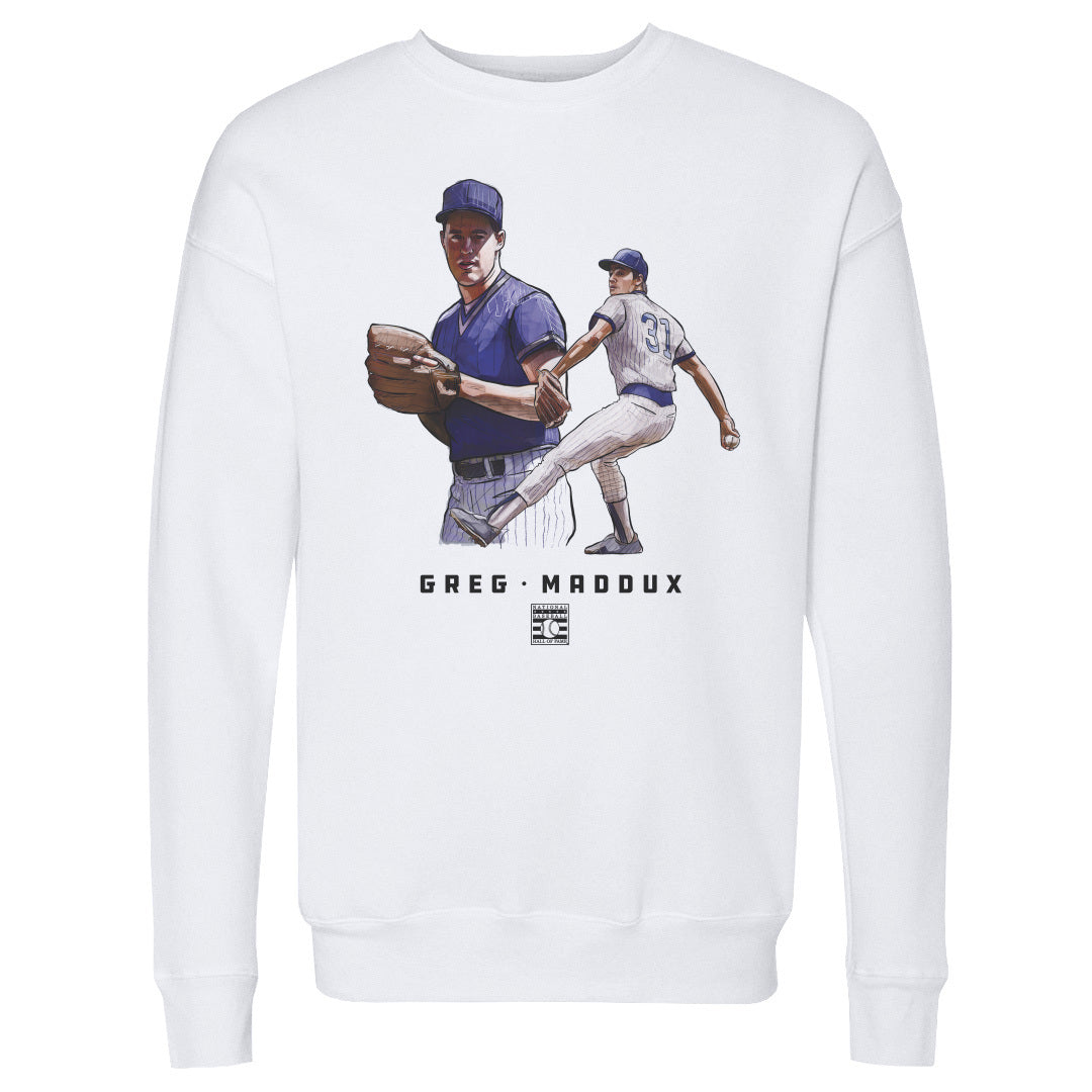 Greg Maddux Men's Crewneck Sweatshirt | 500 LEVEL