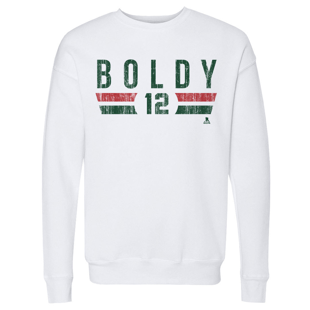 Matt Boldy Men&#39;s Crewneck Sweatshirt | 500 LEVEL