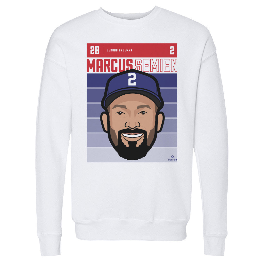 Marcus Semien Men's Crewneck Sweatshirt | 500 LEVEL