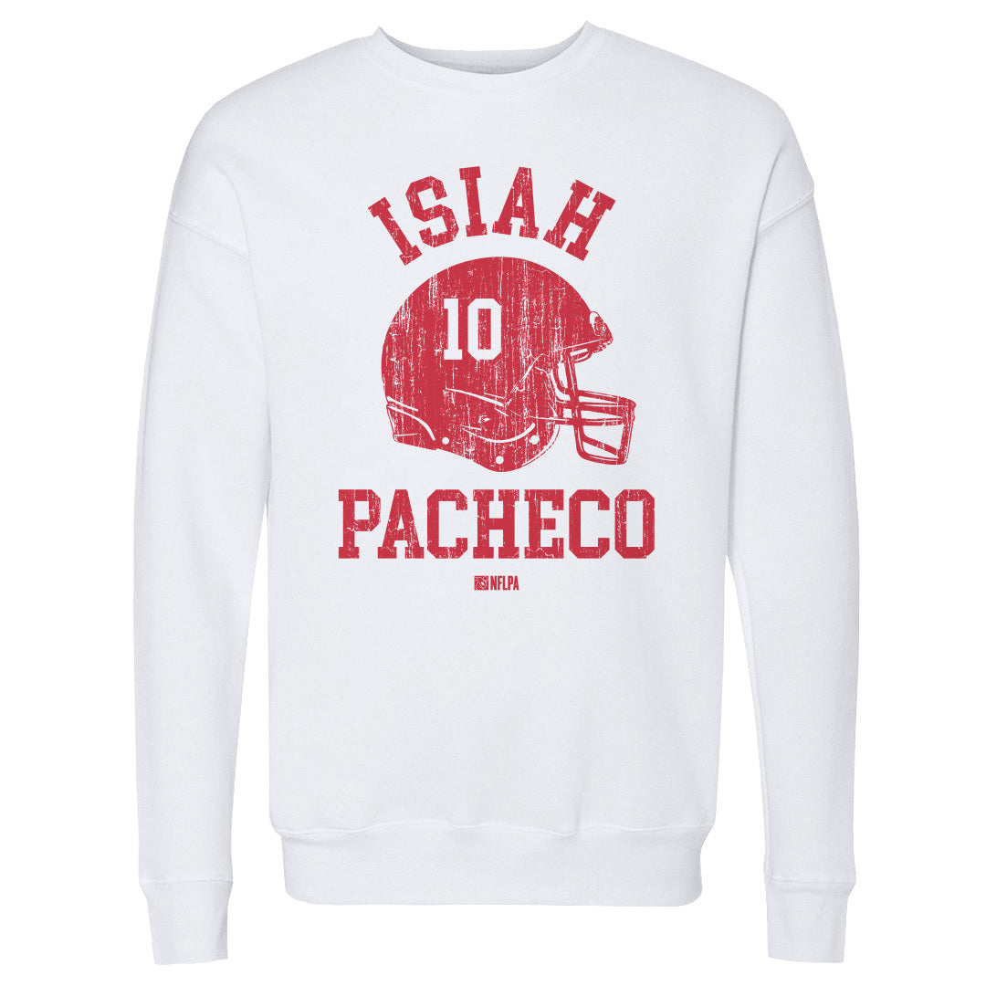 Isiah Pacheco Men&#39;s Crewneck Sweatshirt | 500 LEVEL