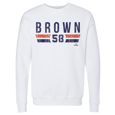 Hunter Brown Men's Crewneck Sweatshirt | 500 LEVEL