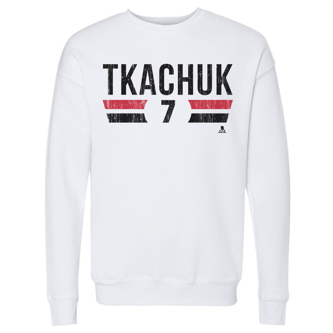 Brady Tkachuk Men&#39;s Crewneck Sweatshirt | 500 LEVEL