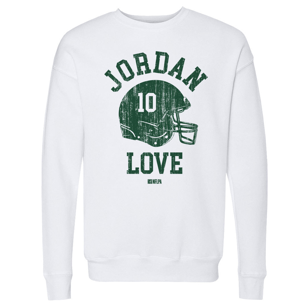 Jordan Love Men&#39;s Crewneck Sweatshirt | 500 LEVEL