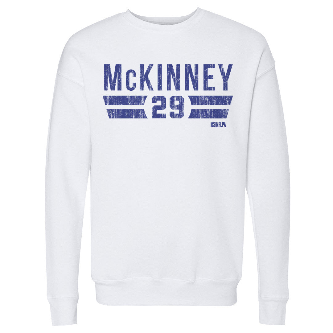 Xavier McKinney Men&#39;s Crewneck Sweatshirt | 500 LEVEL