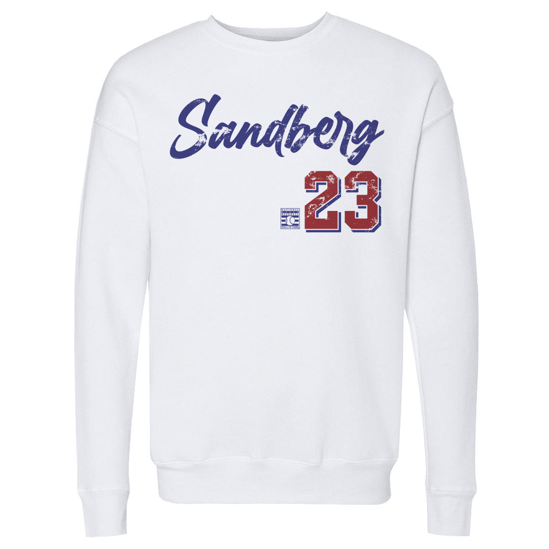 Ryne Sandberg Men&#39;s Crewneck Sweatshirt | 500 LEVEL